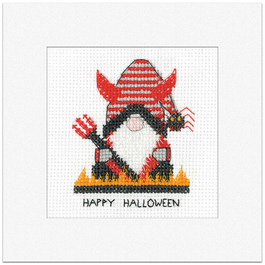 Gonk Devil Greeting Card cross stitch kit - GODV1927