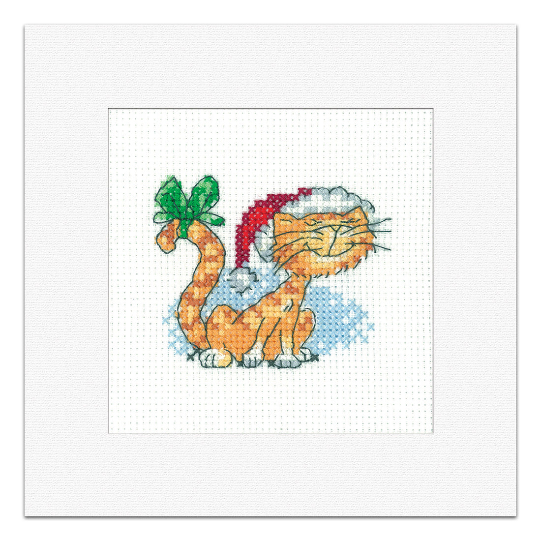 Christmas-tigger Christmas Card cross stitch kit - GSCT1371