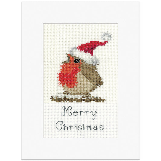 Festive Rowan Robin Christmas Card kit - GSFRO1951