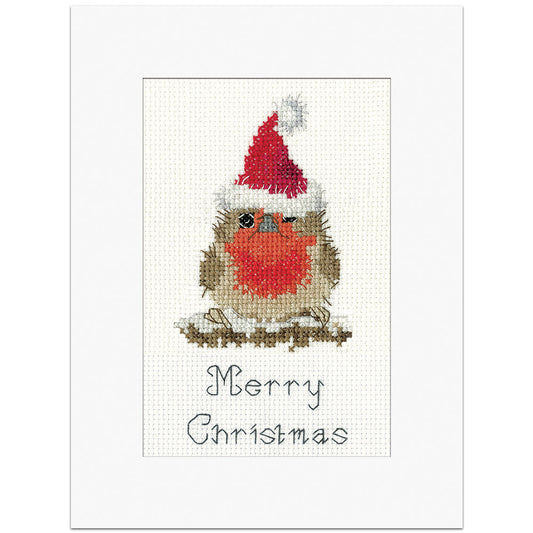 Festive Rufus Robin Christmas Card kit - GSFRU1952