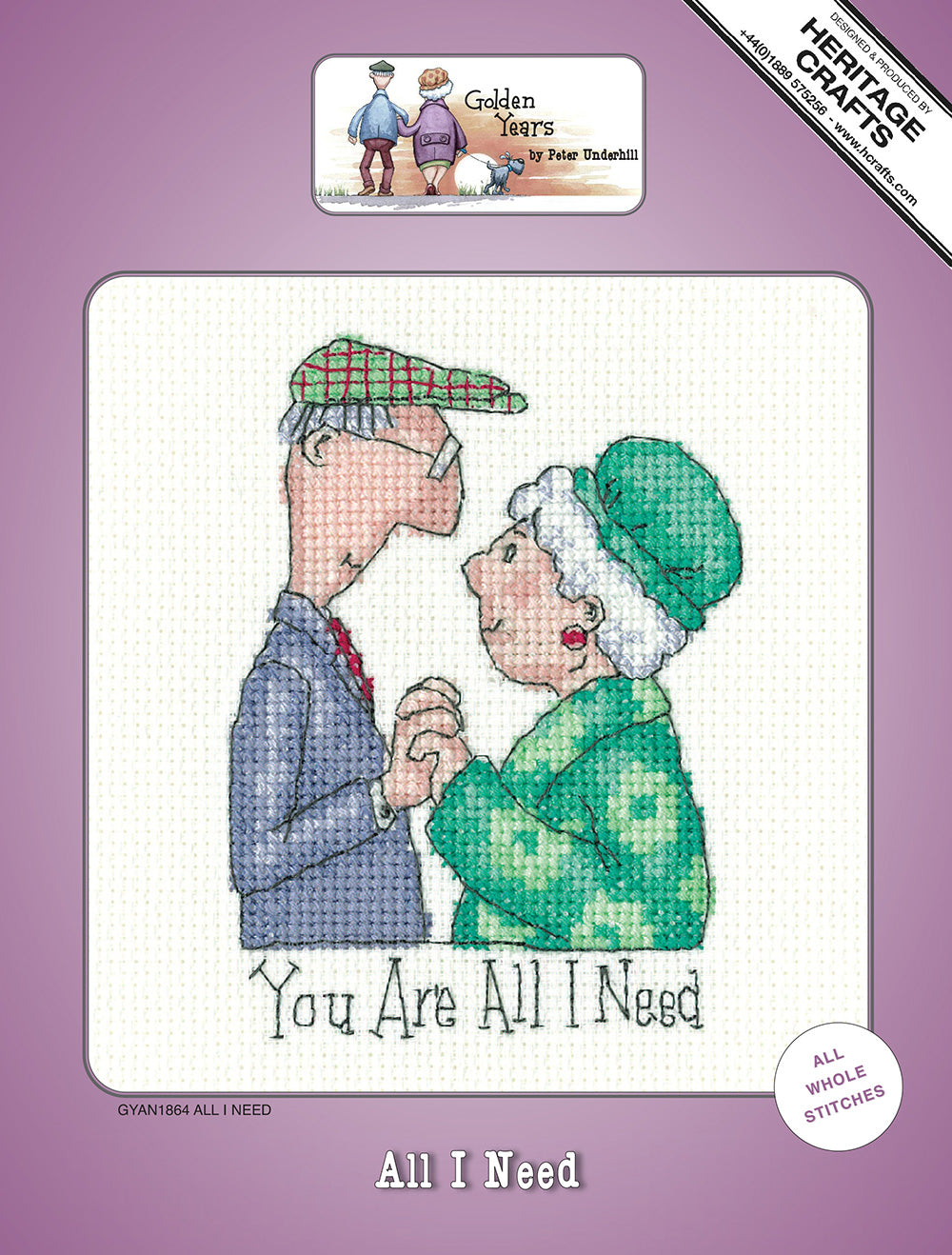 All I Need cross stitch kit - GYAN1864