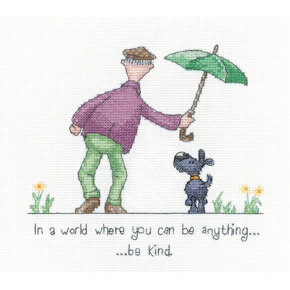 Be Kind cross stitch kit - GYBK1621