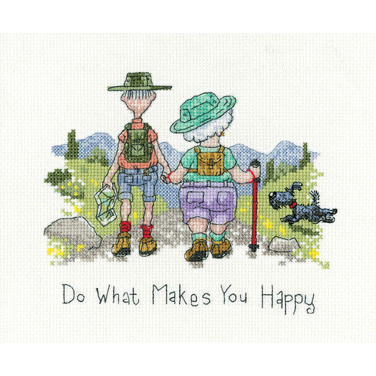 Do What Makes You Happy cross stitch kit - GYDH1792