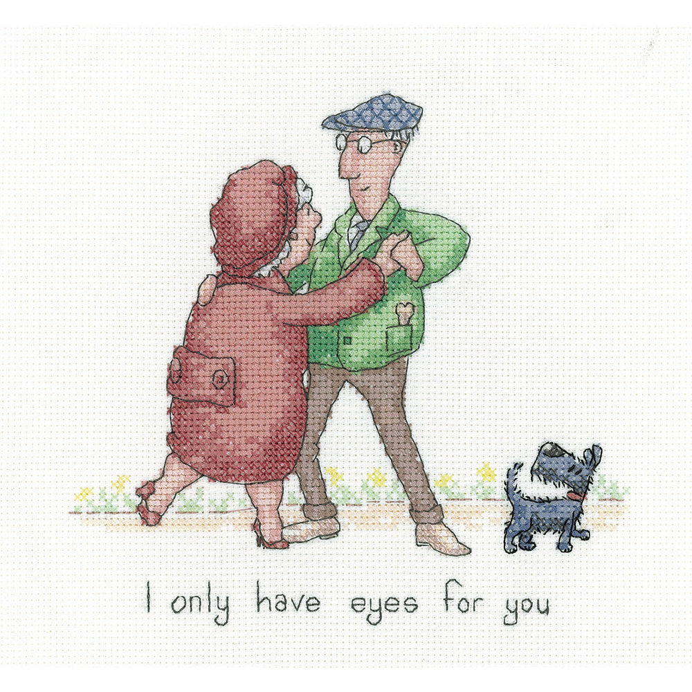 I Only Have Eyes for You cross stitch kit - GYEY1631