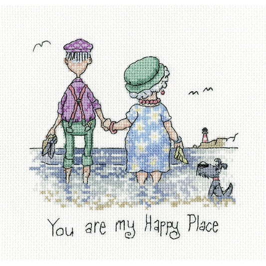 Happy Place cross stitch kit - GYHP1752