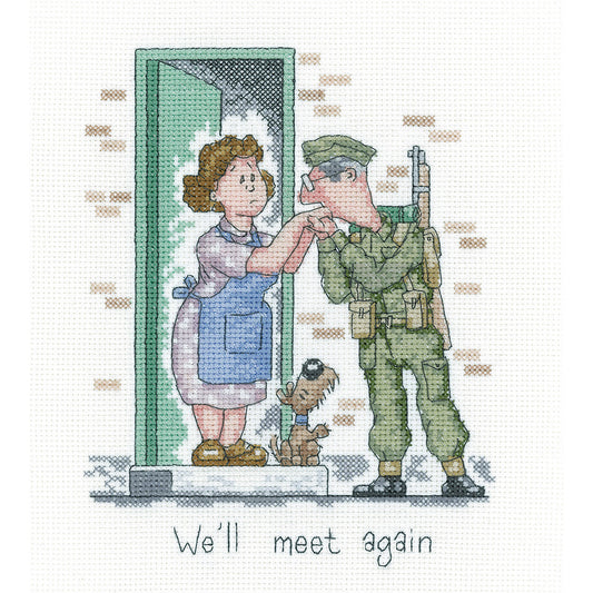 We'll Meet Again cross stitch kit - GYMA1581