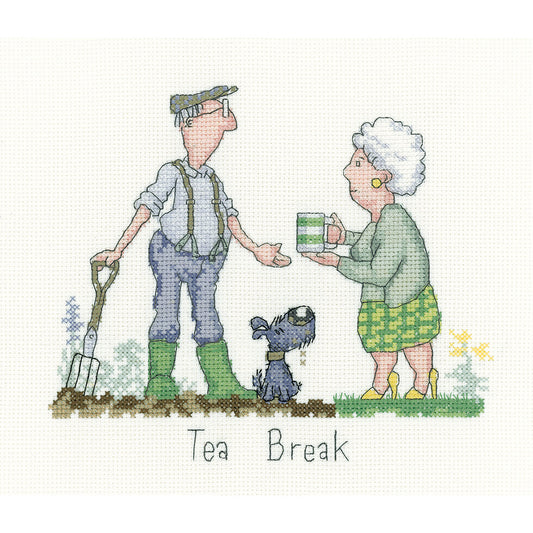 Tea Break cross stitch kit - GYTB1613