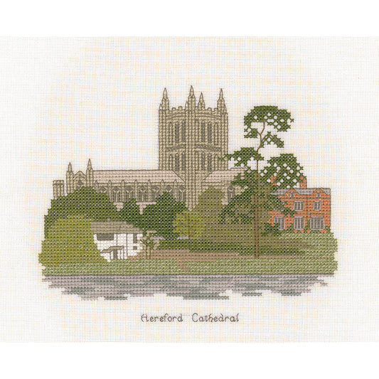 Hereford Cathedral cross stitch chart pack - HC007C