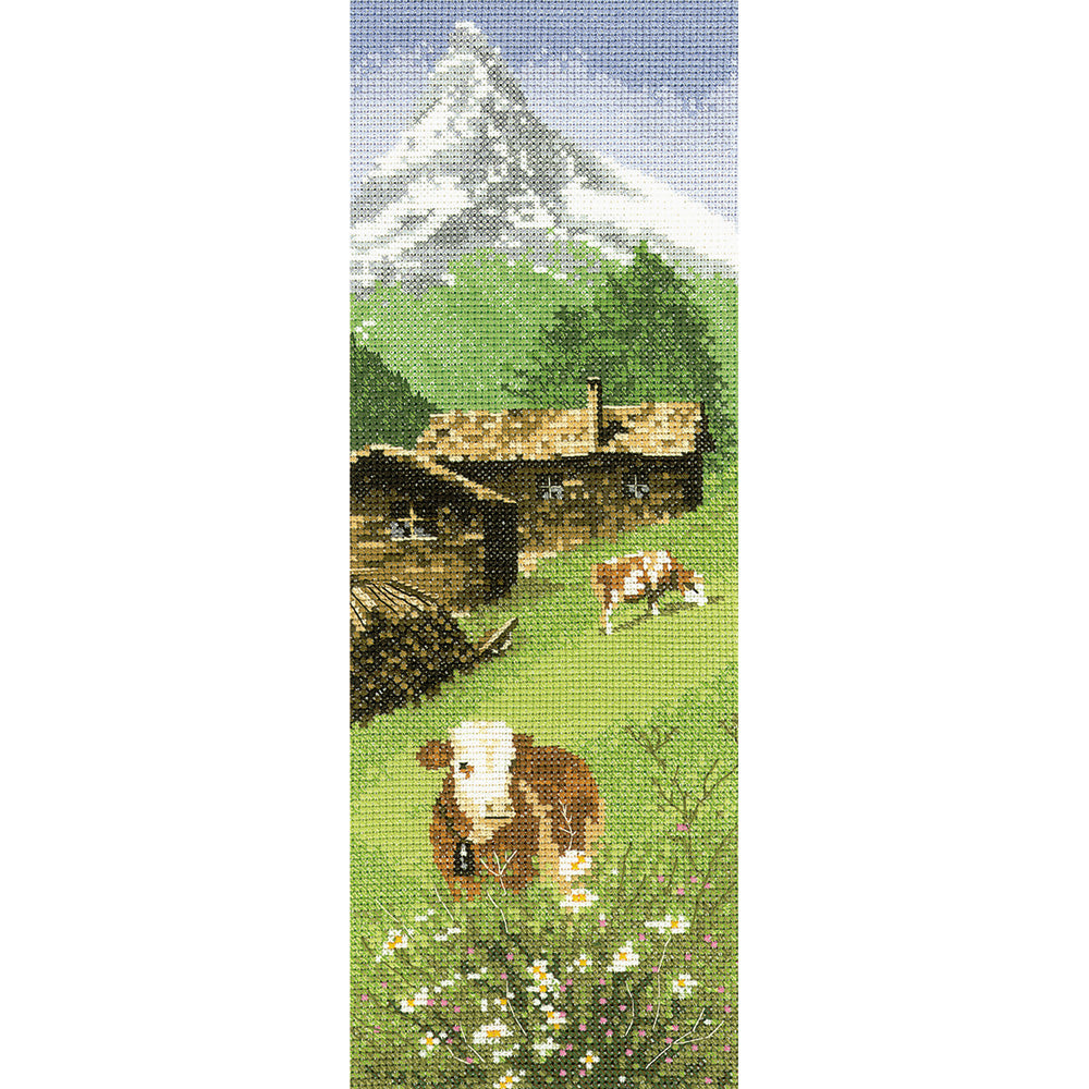 Alpine Meadow cross stitch kit - JCAM524