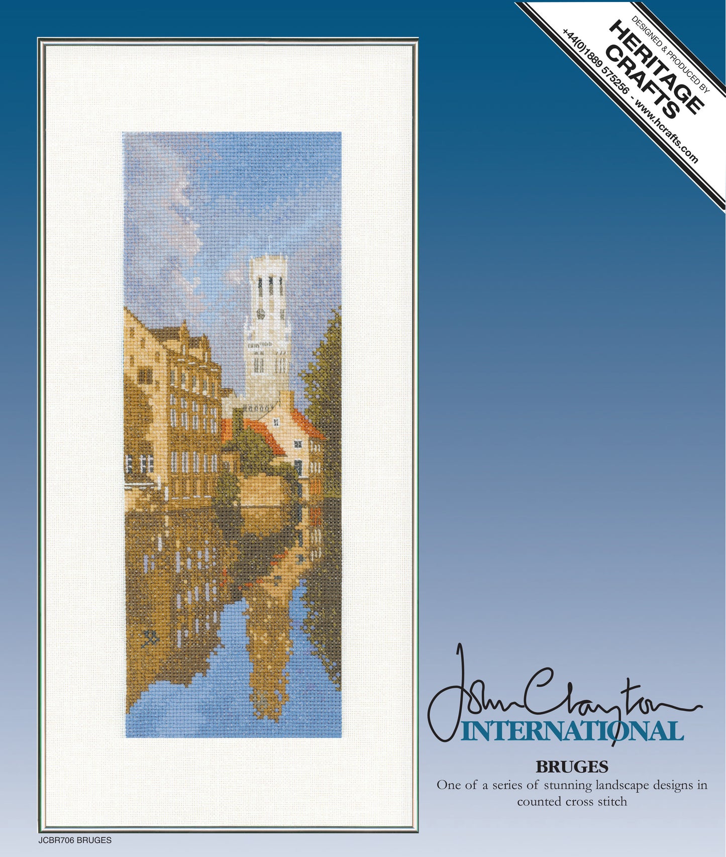 Bruges cross stitch chart pack - JCBR706C