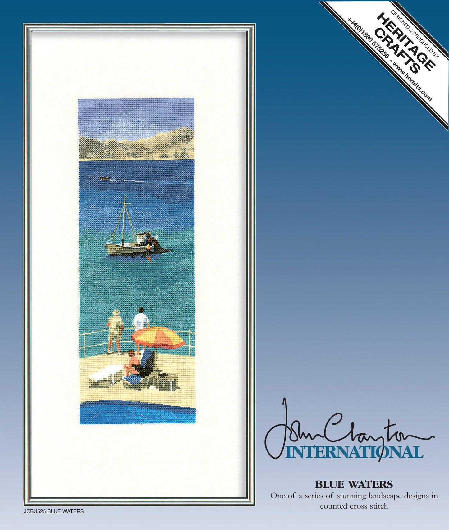 Blue Waters cross stitch chart pack - JCBU525C