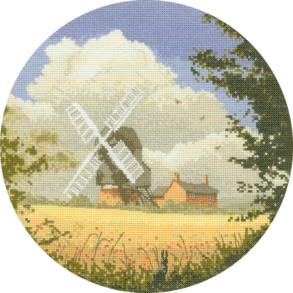 Corn Mill cross stitch kit - JCCM339