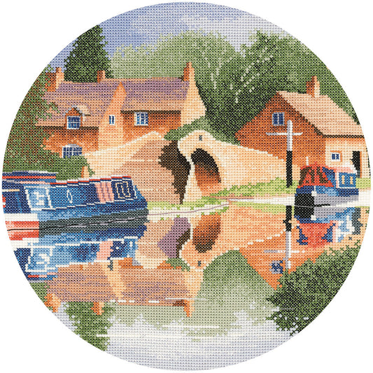 Canal Reflections cross stitch chart pack - JCCR947C