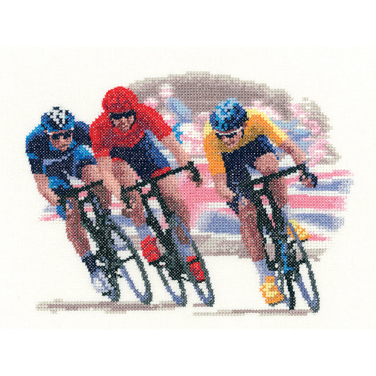 Cycle Race cross stitch kit - JCCY1214