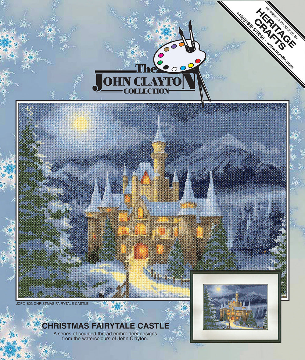 Christmas Fairytale Castle cross stitch kit - JCFC1823