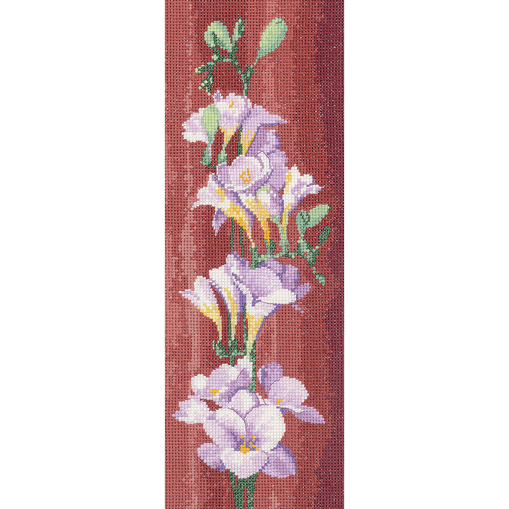 Freesia Panel cross stitch chart pack - JCFS685C