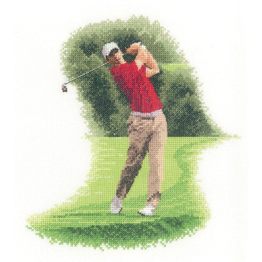 Golfer - Fairway cross stitch chart pack - JCFY1118C