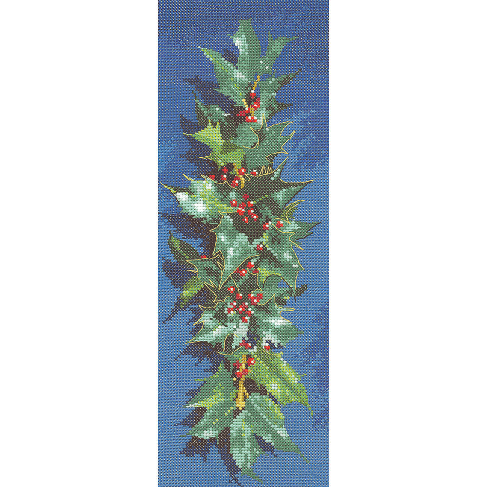 Holly Panel cross stitch chart pack - JCHL586C