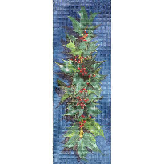 Holly Panel cross stitch chart pack - JCHL586C