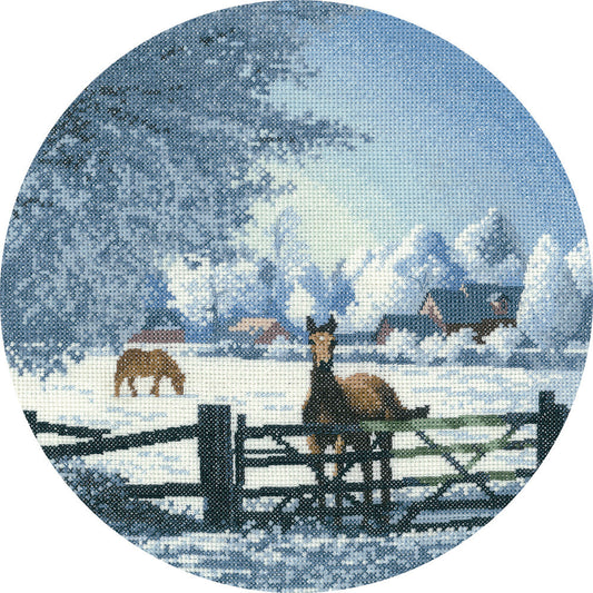 Hard Frost cross stitch kit - JCHT1057