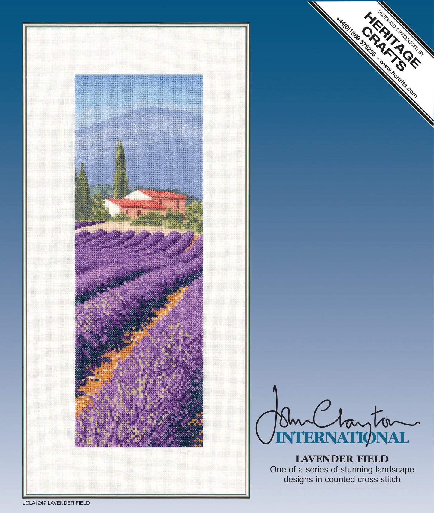 Lavender Fields cross stitch kit - JCLA1247