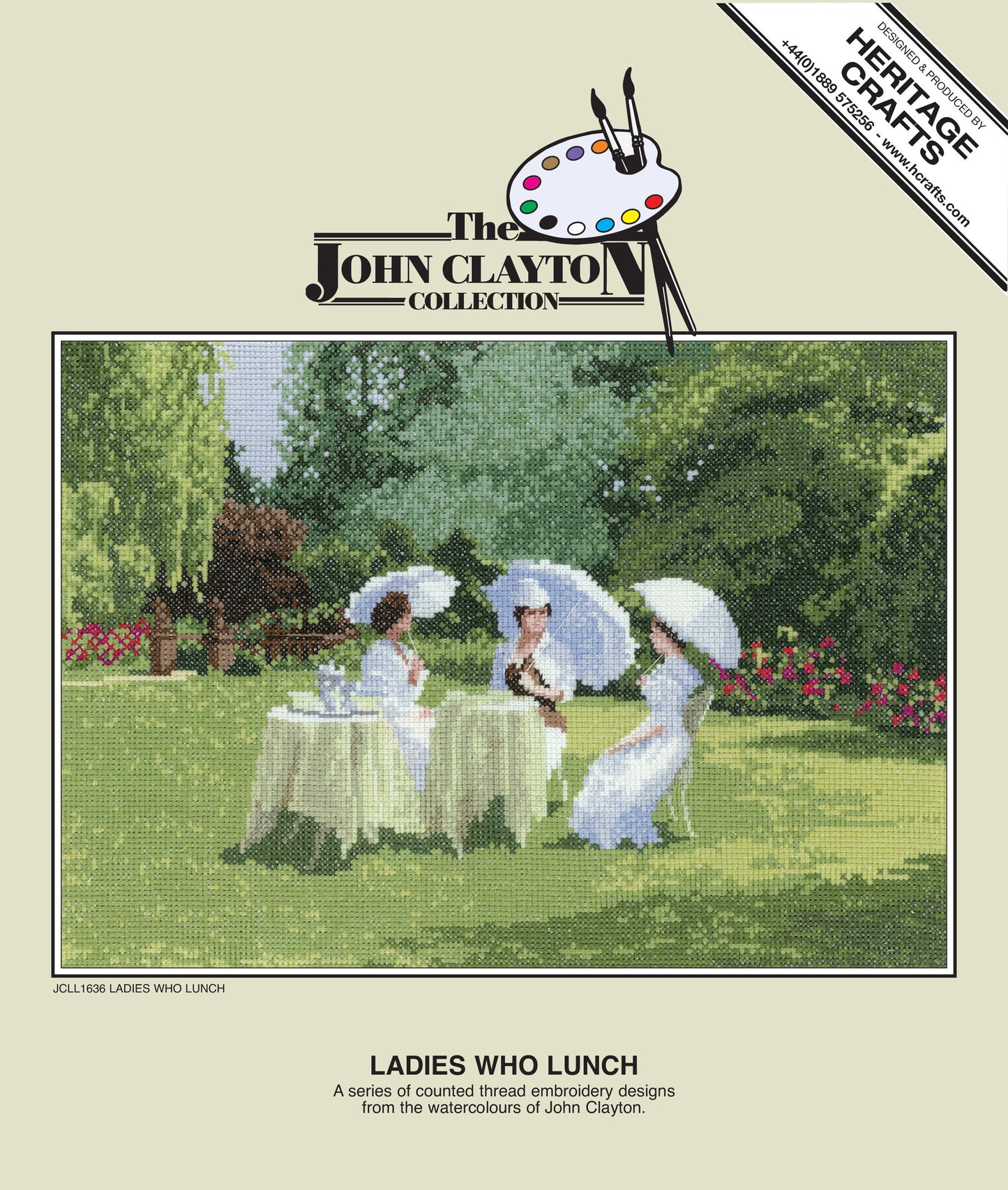 Ladies Who Lunch cross stitch kit - JCLL1636