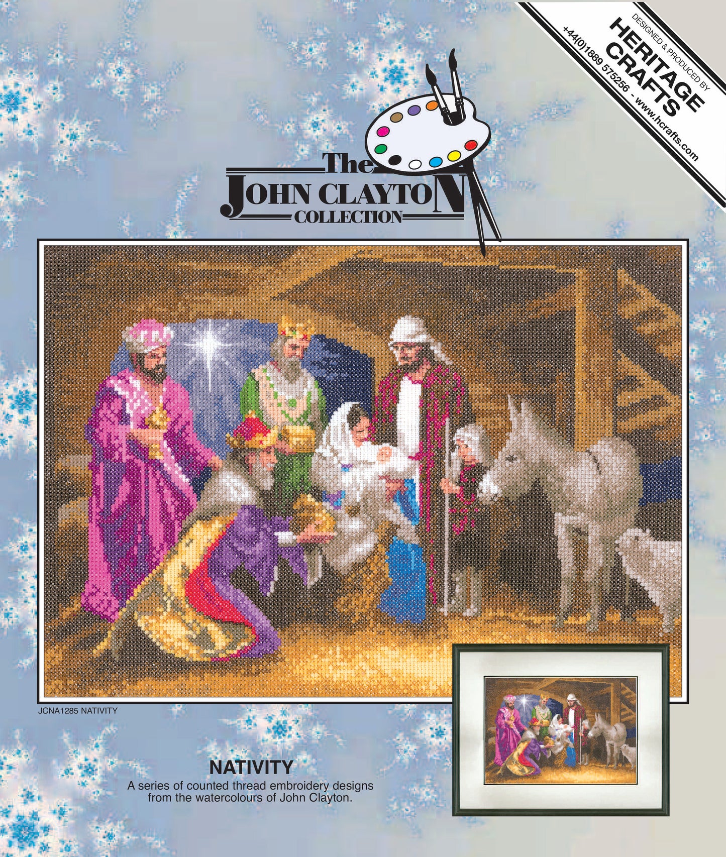 Nativity cross stitch kit - JCNA1285