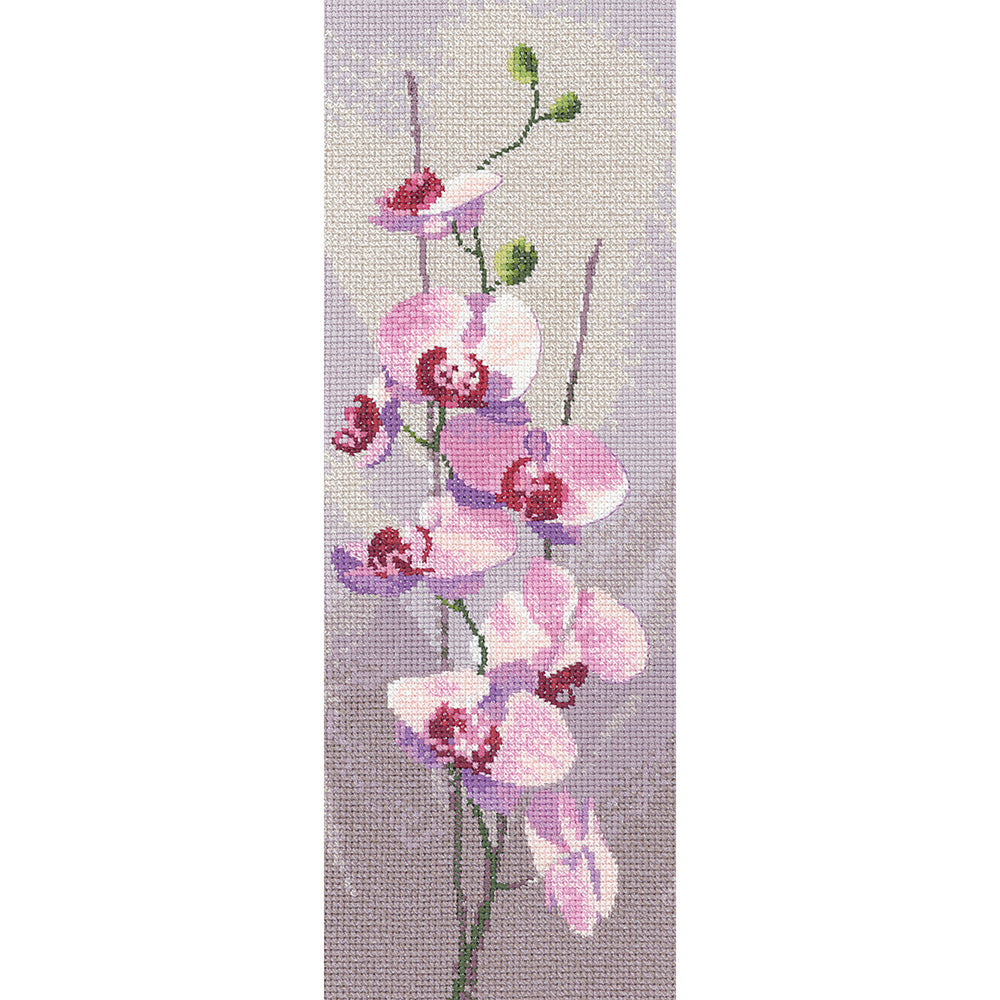 Orchid Panel cross stitch kit - JCOR686