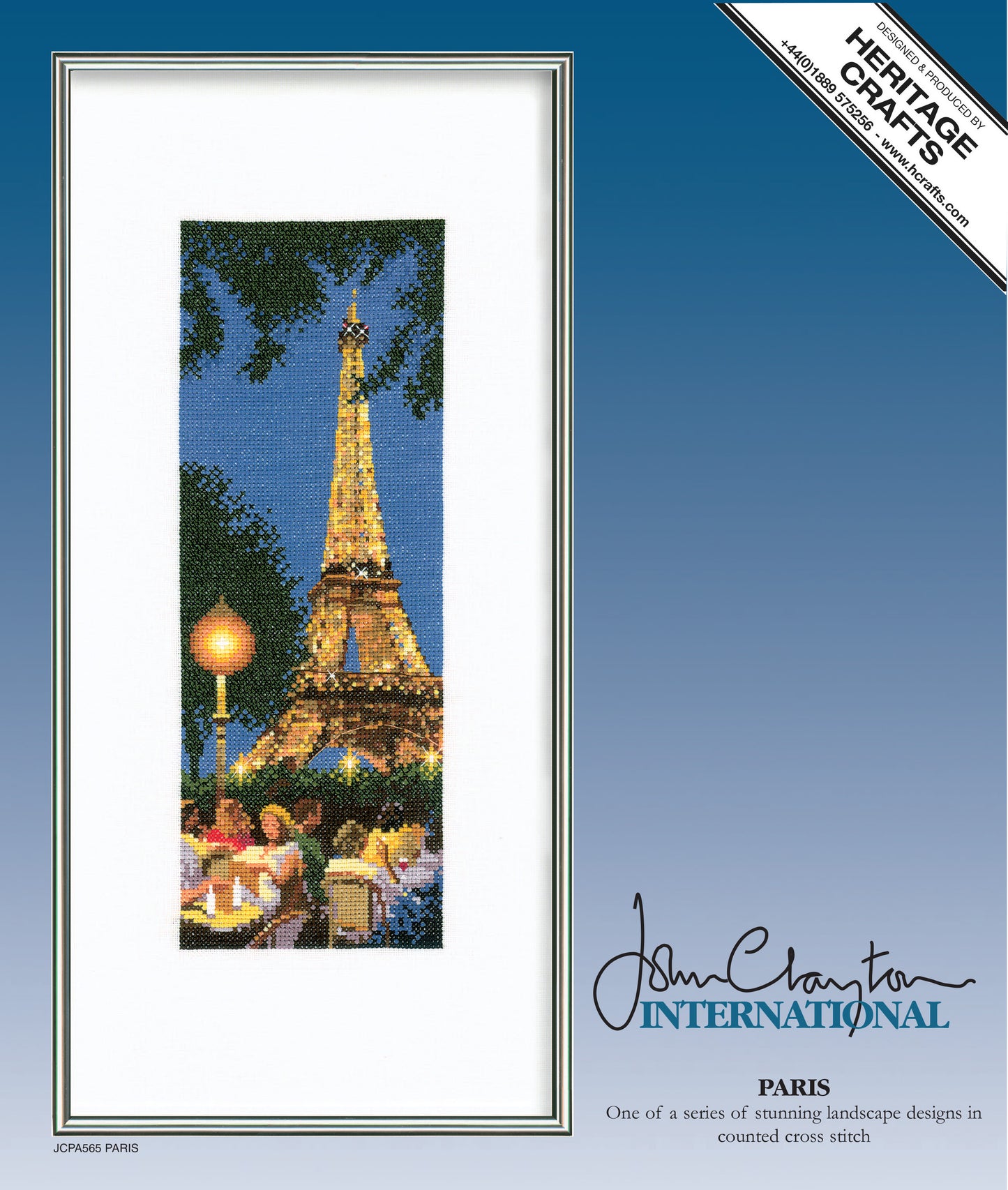 Paris cross stitch kit - JCPA565