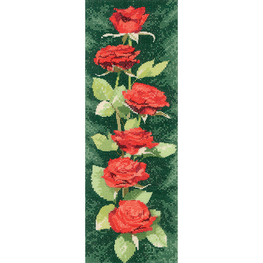 Red Roses Panel cross stitch chart pack - JCRR893C