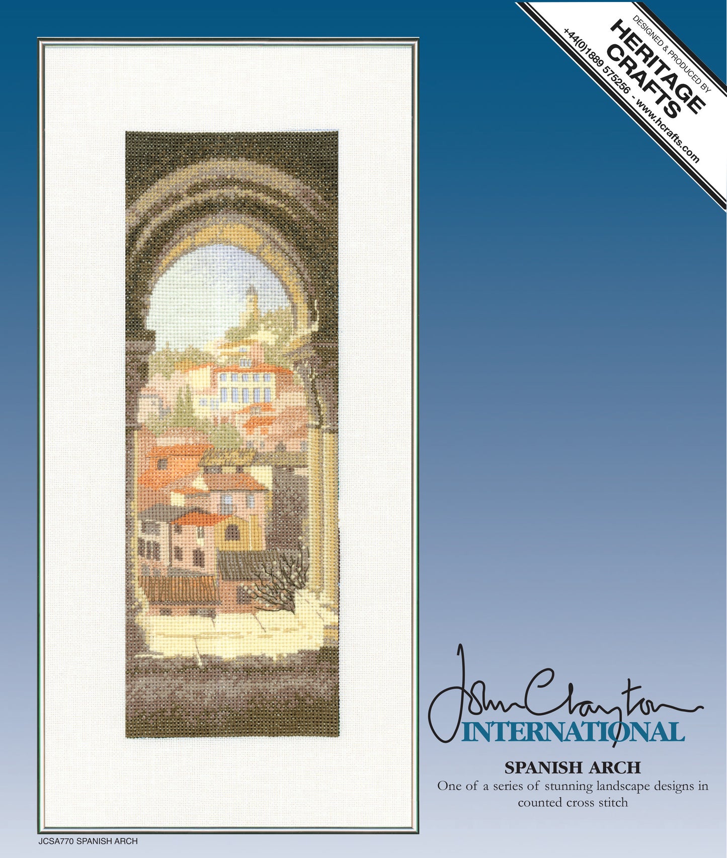 Spanish Arch cross stitch chart pack - JCSA770C