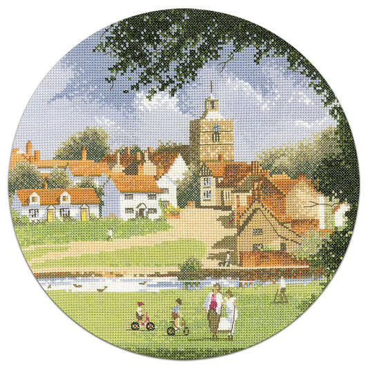 Sleepy Village cross stitch chart pack - JCSV508C