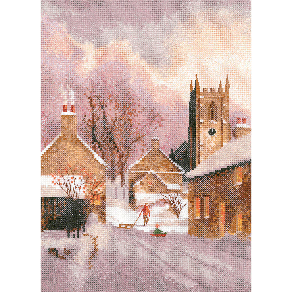 Snowy Village cross stitch chart pack - JCSY1305C