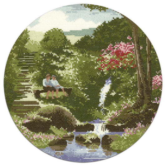 Two's Company Lane Cross Stitch Kit - JCTC (D)