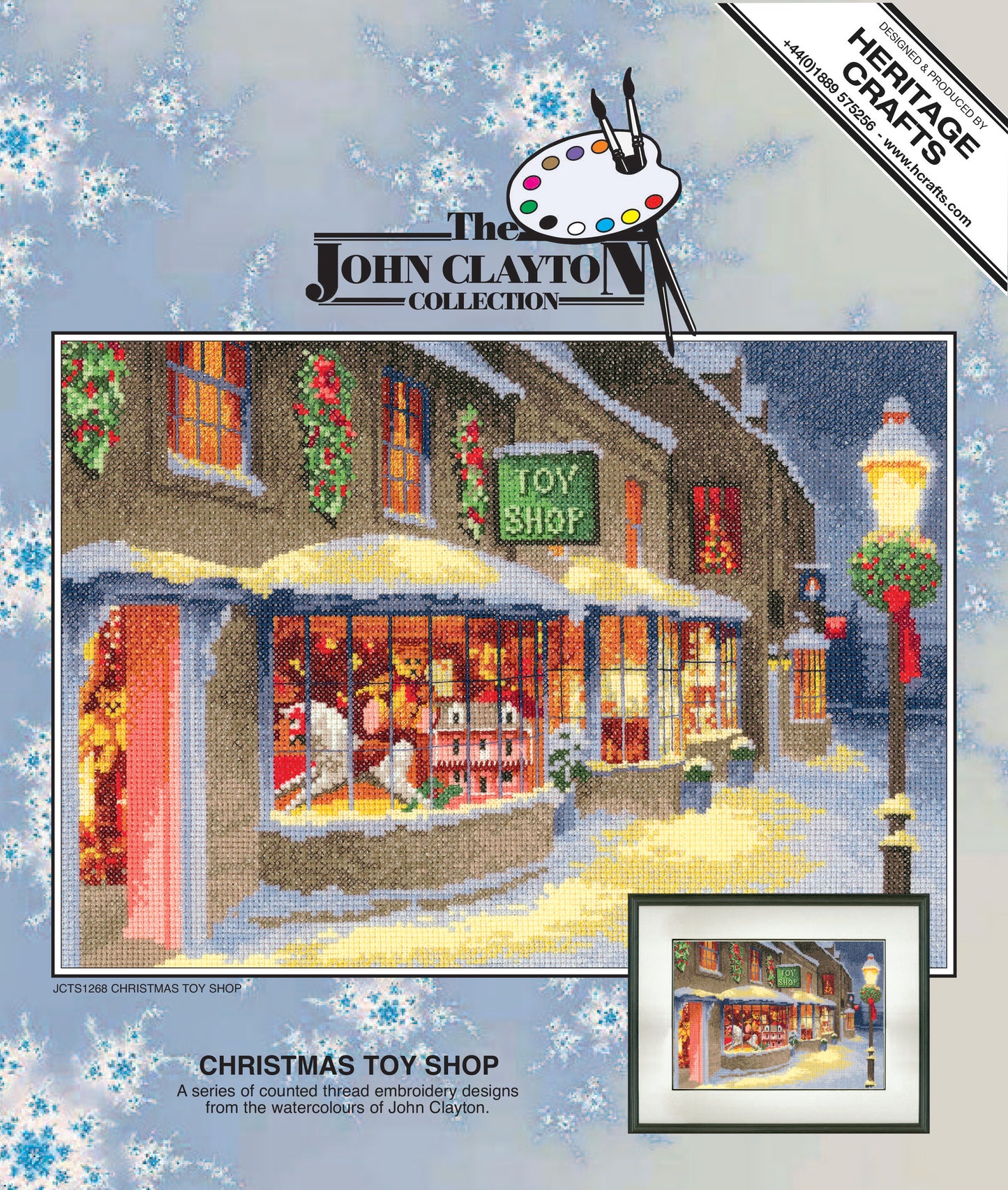 Christmas Toy Shop cross stitch kit - TBS1639