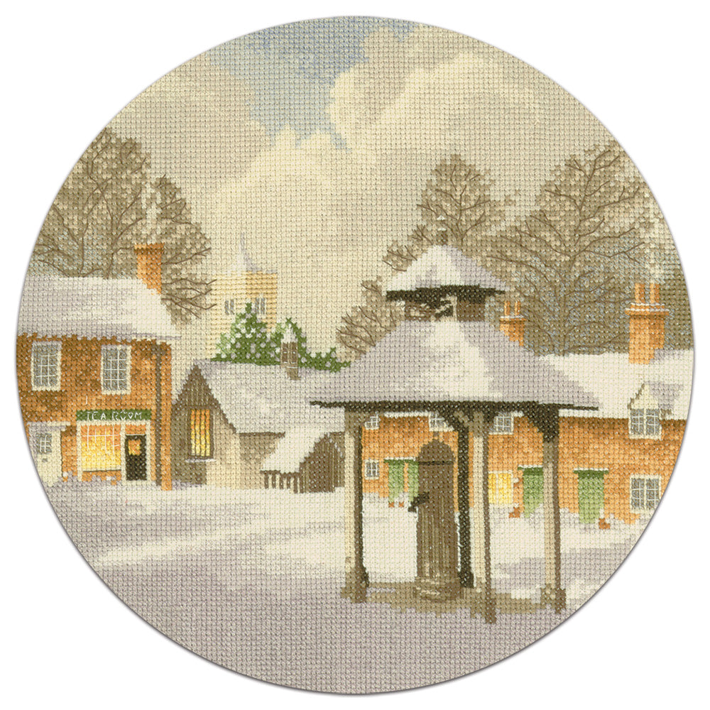 Winter Village cross stitch chart pack - JCWV396C