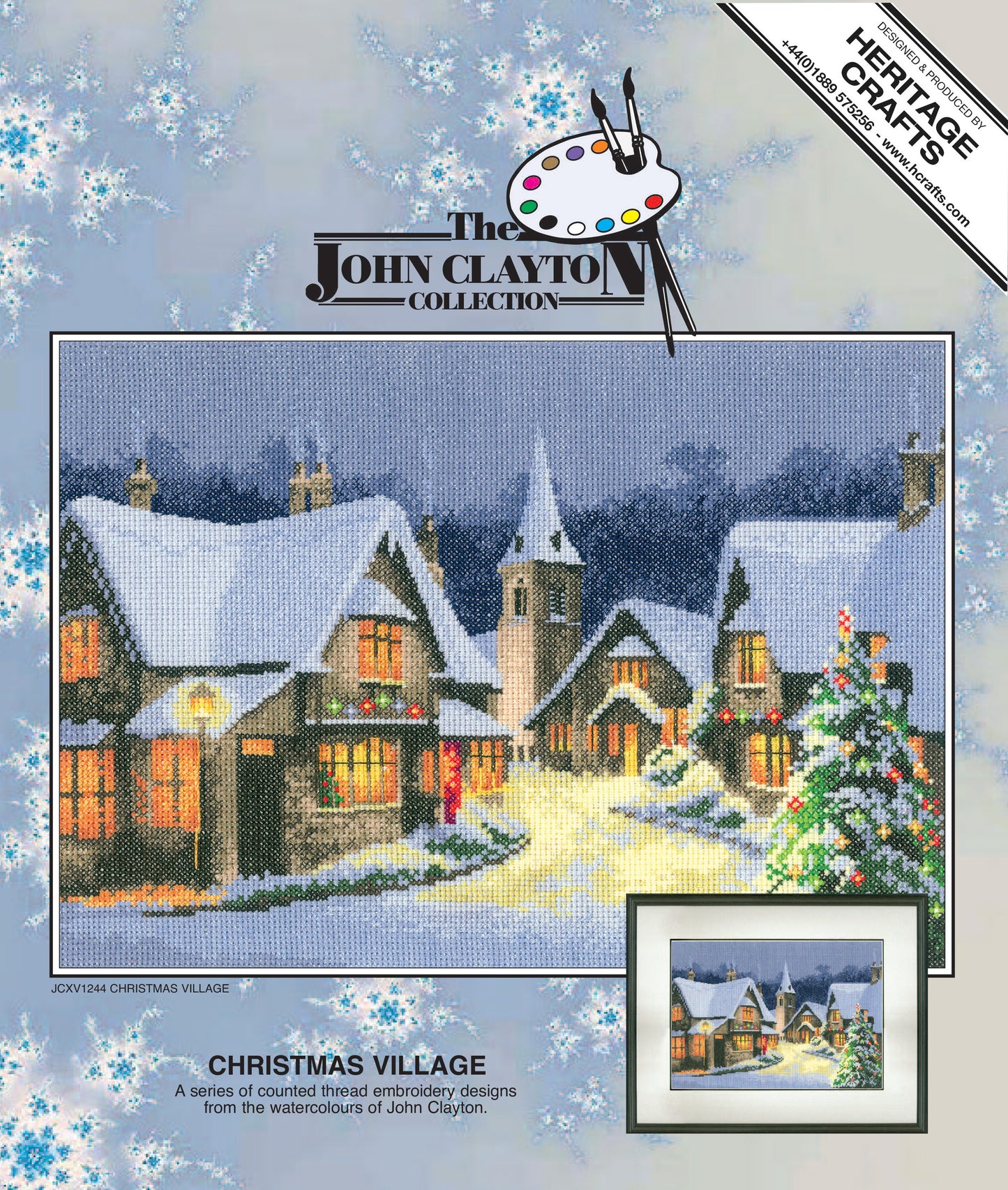 Christmas Village cross stitch kit - JCXV1244