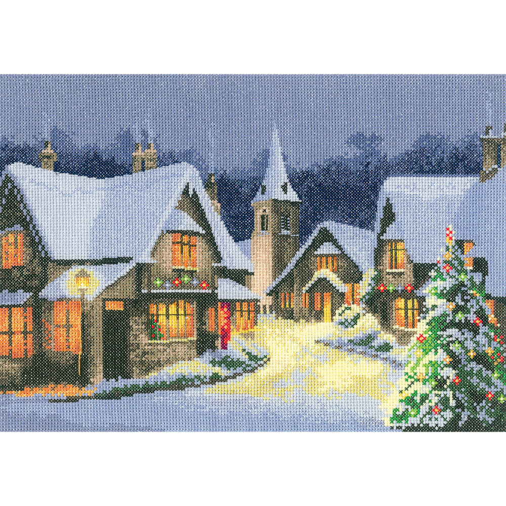 Christmas Village cross stitch kit - JCXV1244