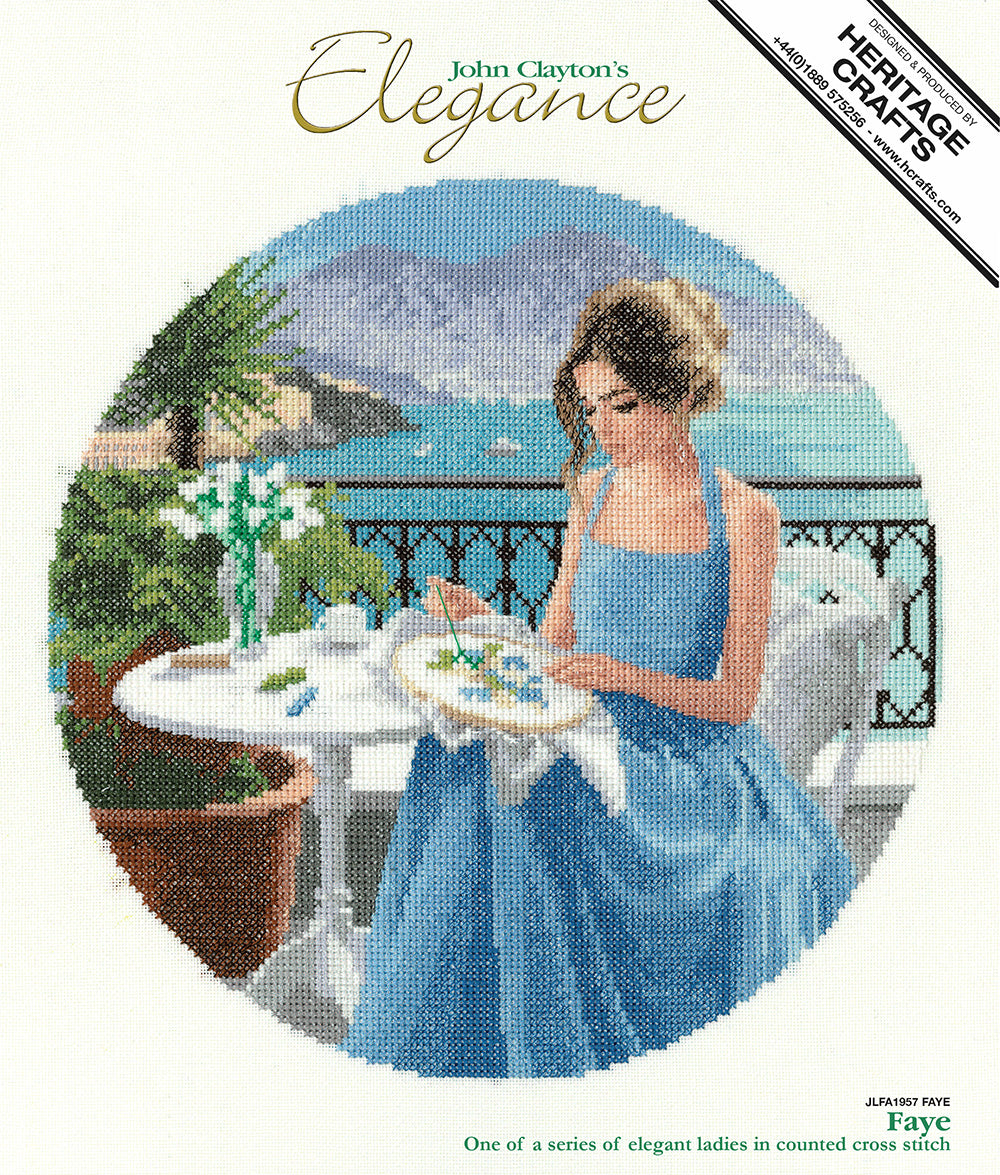 Faye cross stitch kit - JLFA1957