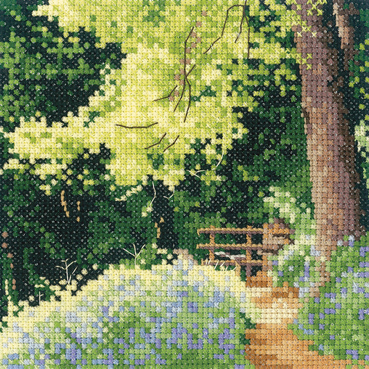 Bluebell Wood cross stitch chart pack - JMBW609C