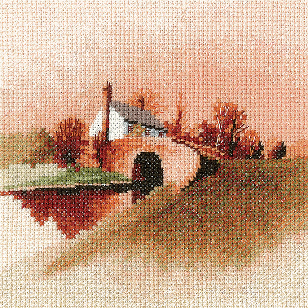 Lock Keeper's Cottage cross stitch chart pack - JMLK977C