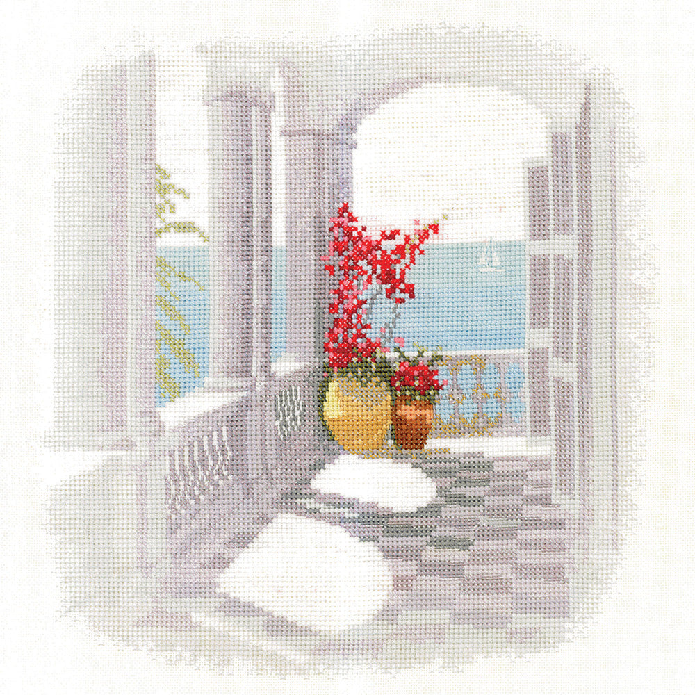 Sun Terrace cross stitch chart pack - JOST832C