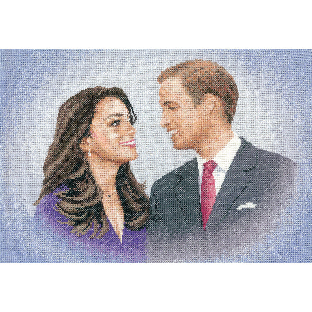 William and Catherine cross stitch chart pack - JRWC1010C