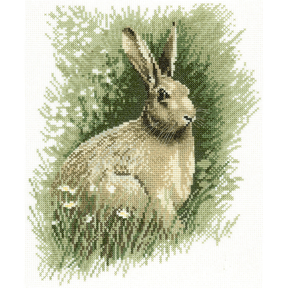 Brown Hare cross stitch kit - JSBH297