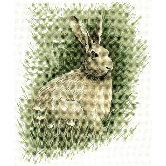 Brown Hare cross stitch kit - JSBH297 (D)