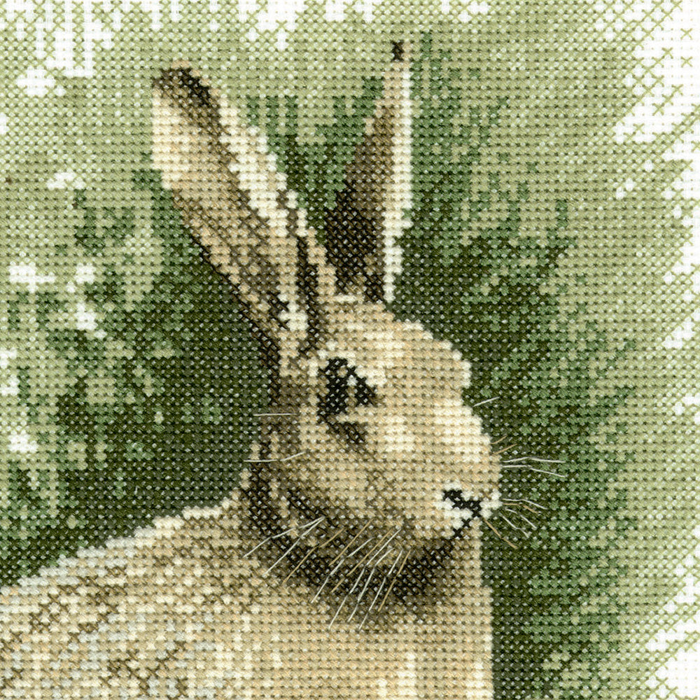 Brown Hare cross stitch kit - JSBH297 (D)