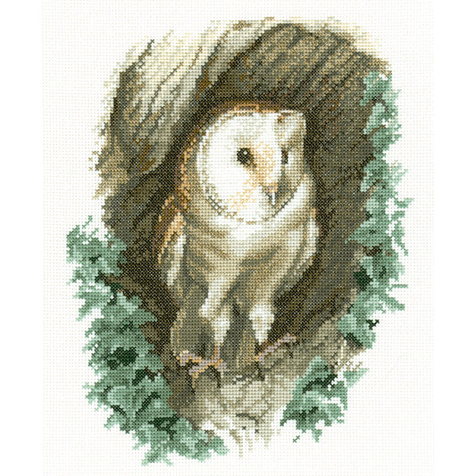 Barn Owl cross stitch kit (John Stubbs) - JSBO402