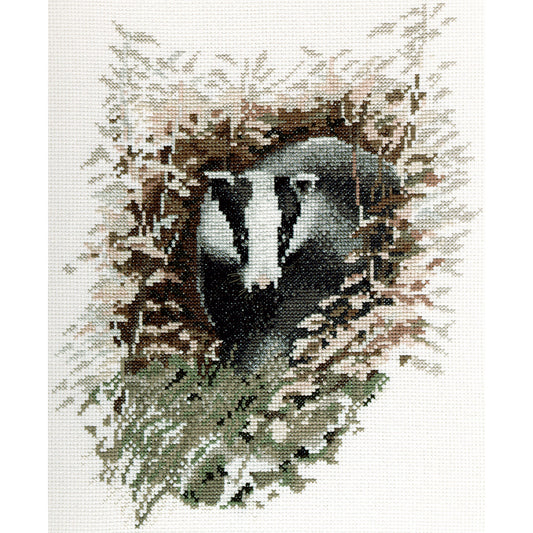 Badger (John Stubbs) cross stitch chart pack - JSBR296C