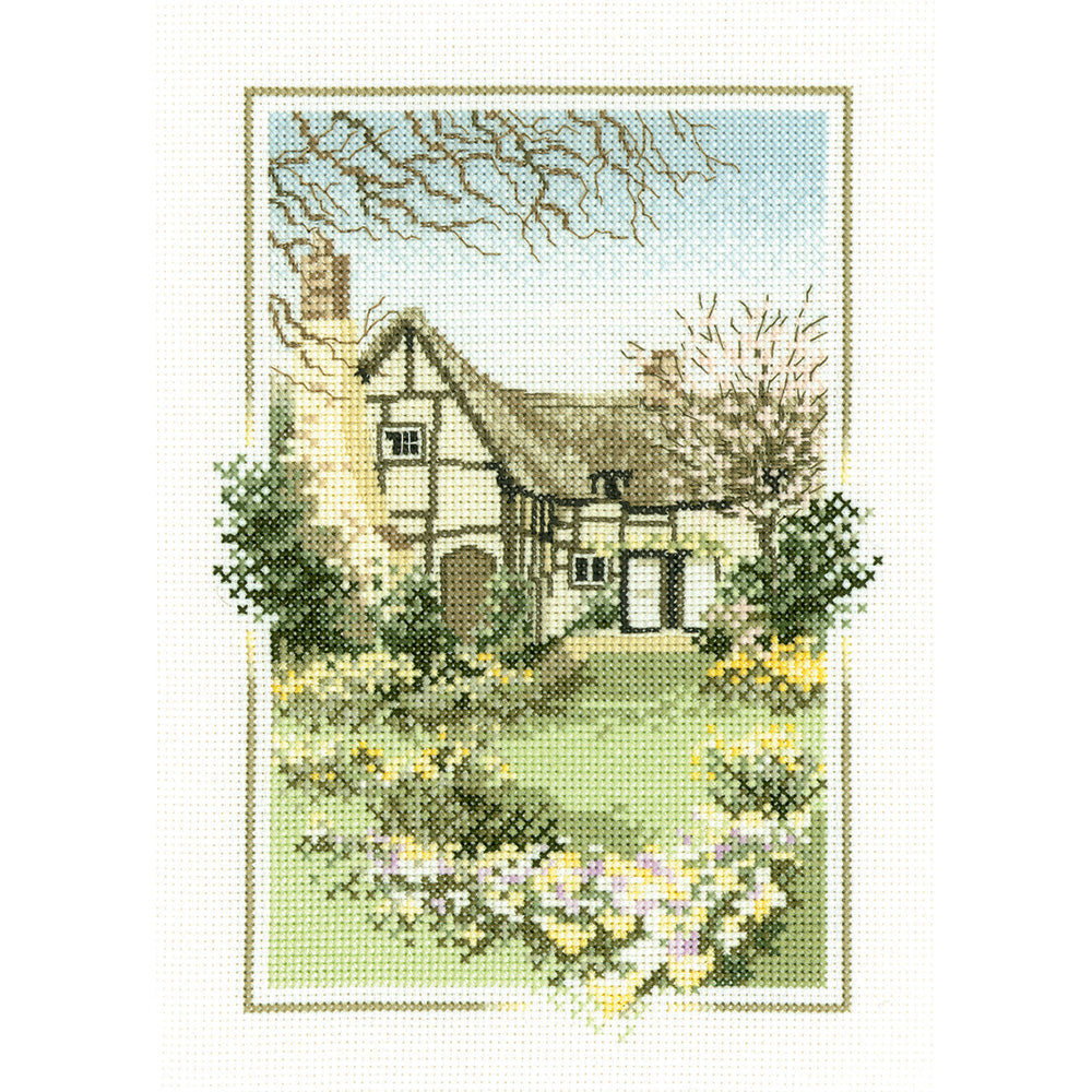 Crocus Cottage cross stitch chart pack - JSCR290C