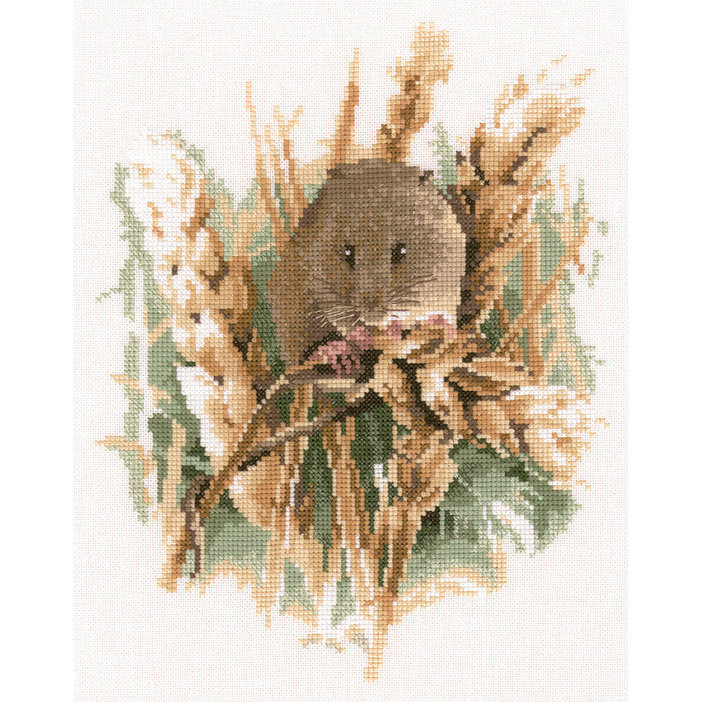 Harvest Mouse cross stitch chart pack - JSHM438C